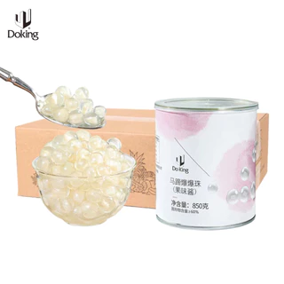 Doking ไข่มุกป๊อปแห้ว Water Chestnut Popping Boba 850 กรัม