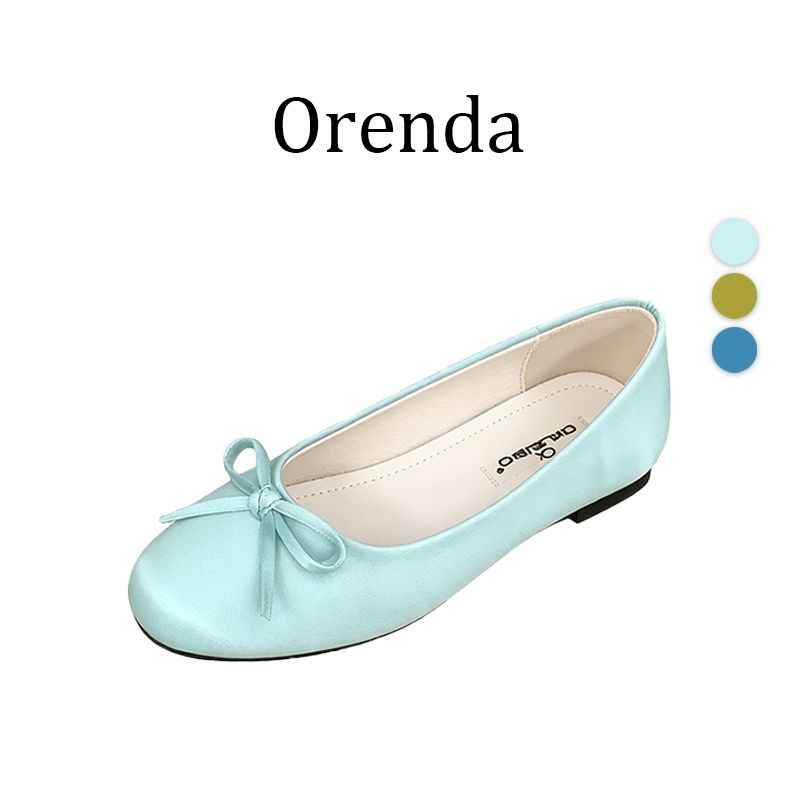 ModShoe รองเท้าแตะผู้หญิง สีสันสดใส ดีไซน์น่ารัก รองเท้าคัชชู นุ่มเดินสบาย ส้นแบน ใส่สบาย เบอร์35-40