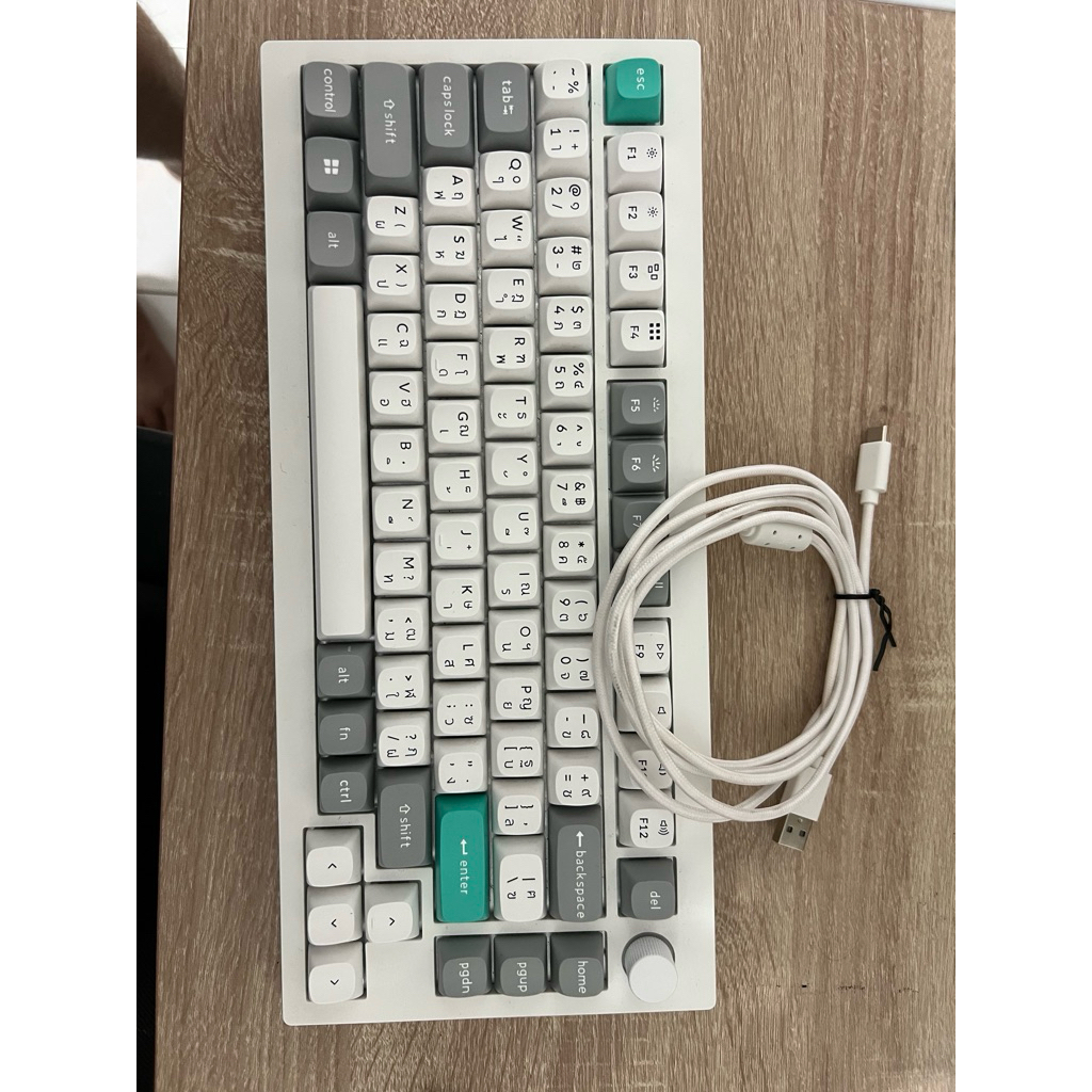 Keychron C75 TMR HE 8K มือสอง สภาพดี ใช้งานปกติ Rapid Tigger