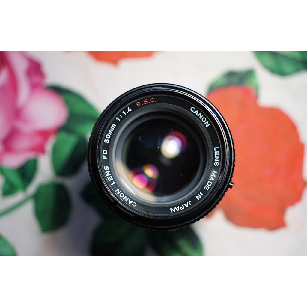 Canon 50mm 1.4 S.S.C. + FD-M4/3 Adapter