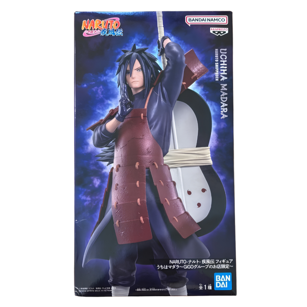 Banpresto NARUTO Uchiha Madara Figure GiGO Limited Japan Obito Sasuke Itachi Hashirama Tobirama