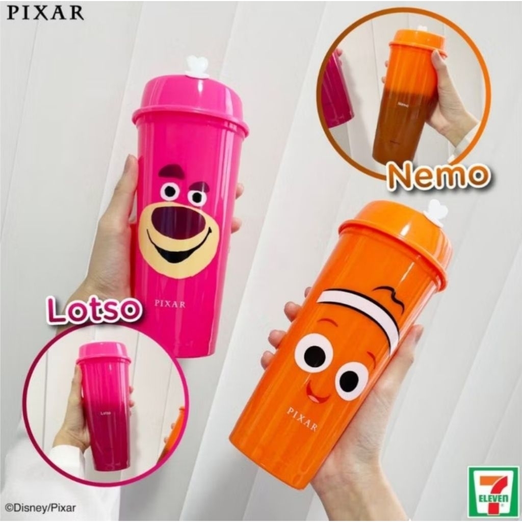 แก้วน้ำเปลี่ยนสี Disney Pixar จาก 7-Eleven