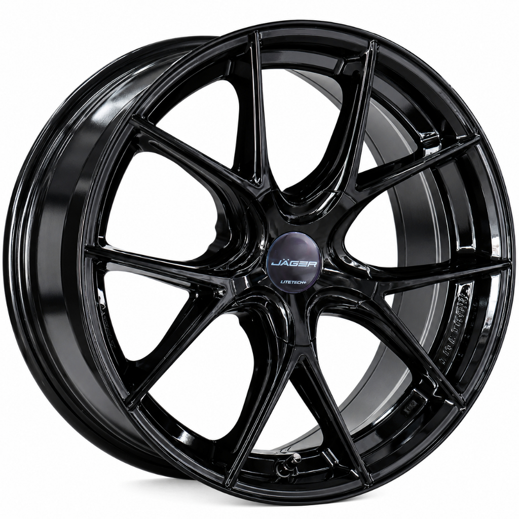 Lenso JAGER DYNA-EVO ขอบ 18x8.5" 5รู108 ET+35 สี BKP LITETECH+