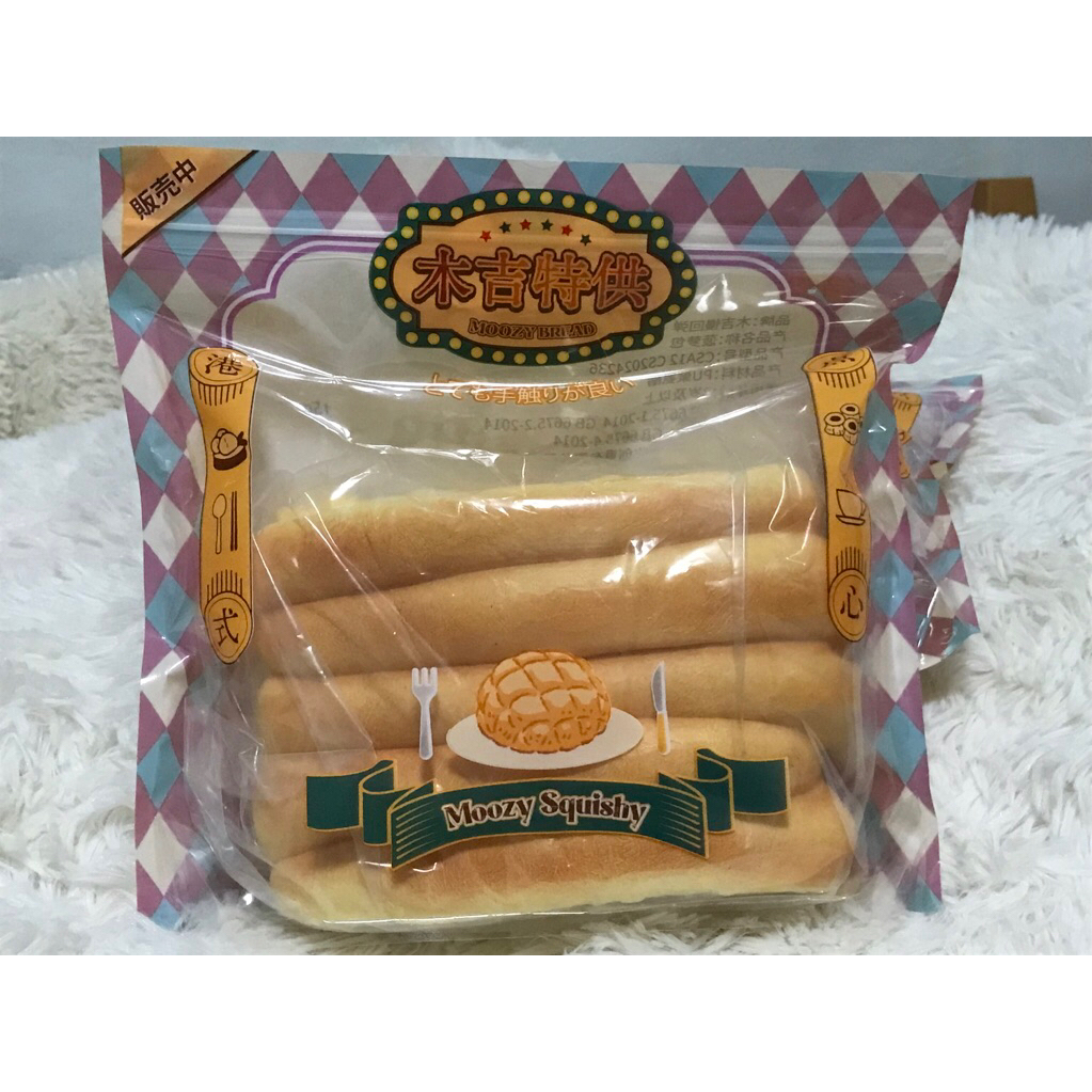 moozy squishy ขนมปังซีกๆ สกุซซี่ new!