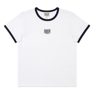 พร้อมส่ง | เสื้อยืด Marithe Francois Girbaud - Classic Logo Ringer Tee ส่งสินค้าทุกวัน รับประกันความพอใจ คืนเงินได้