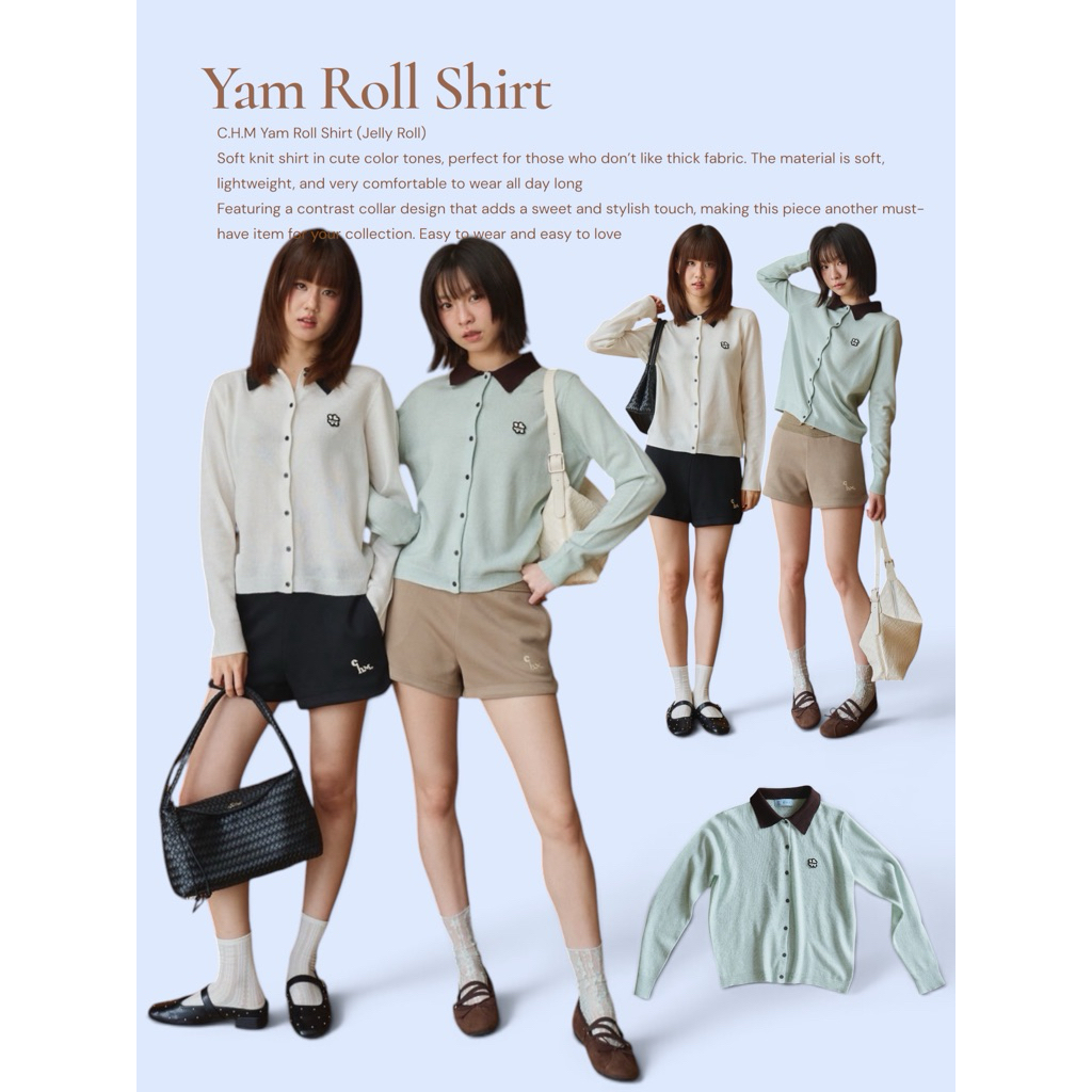 C.H.M Yam Roll Shirt ( แยมโรล )