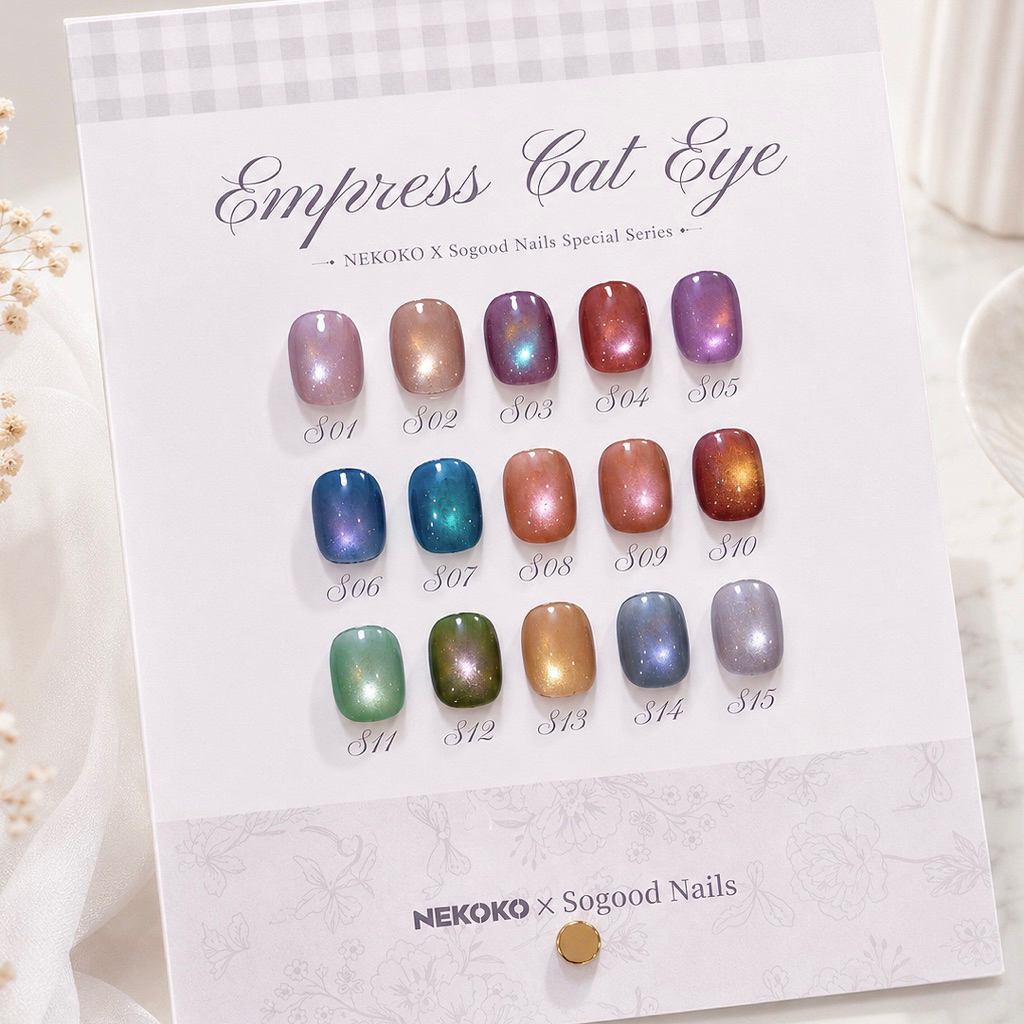 พร้อมส่ง🌱✨ NEKOKO X Sogood Nails สีลูกแก้วแบบแยกขวด*