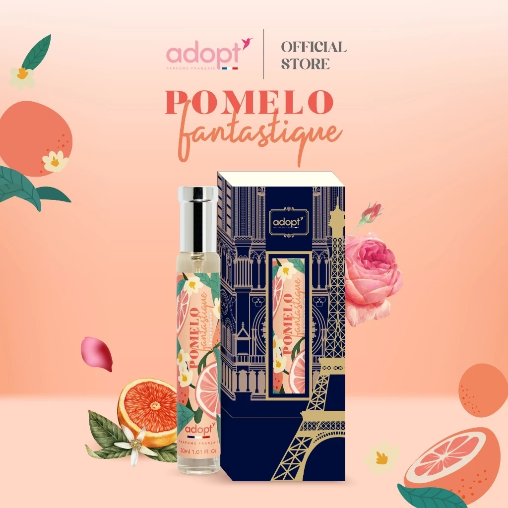 [สินค้าฟรี ห้ามจำหน่าย] Adopt parfums Pomelo โพเมโล น้ำหอมพรีเมียมจากฝรั่งเศส