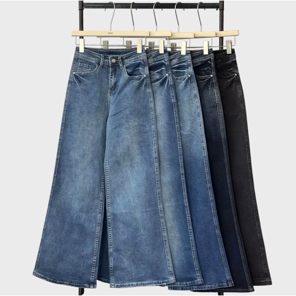 ATIPA รุ่น Slate Ombre Jeans กางเกงยีนส์ขายาวทรงกระบอกกลาง