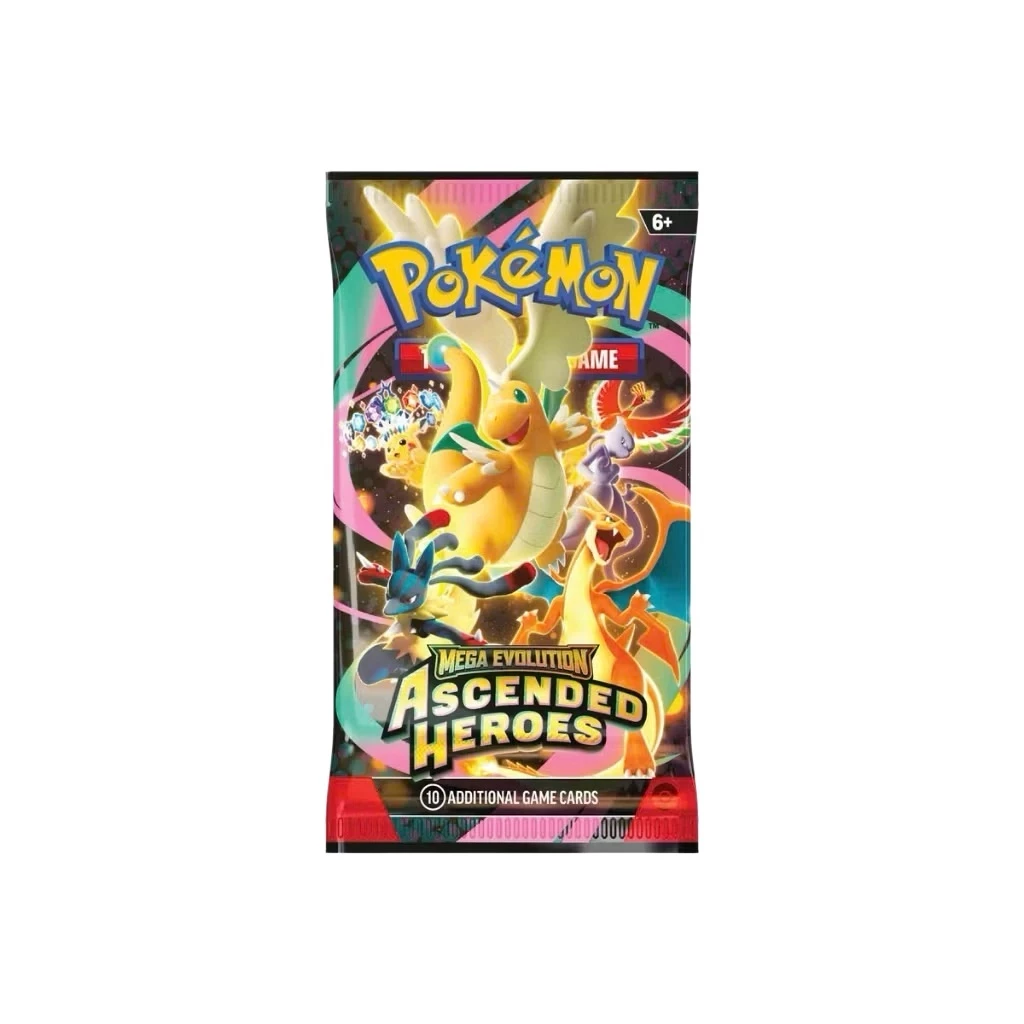 การ์ดโปเกมอนชุด Mega Evolution Ascended Heroes ซองบูสเตอร์สุ่ม ลุ้นการ์ดเมก้าโฮโลแกรมหายาก ของสะสมนักสะสมการ์ด thumbnail 5