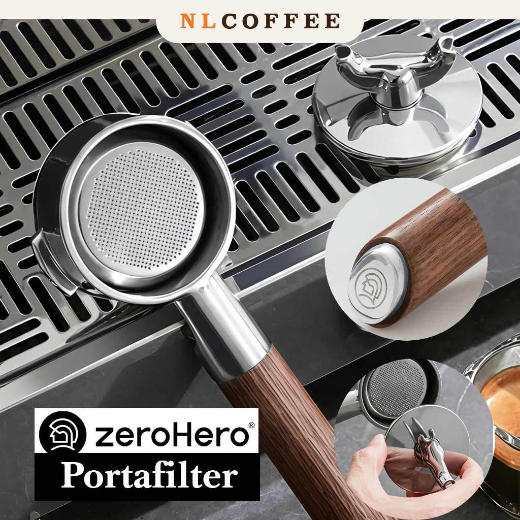 ZeroHero ด้ามชงกาแฟ Porfilter (2 in 1 : Bottomless + 2 ทางน้ำไหล)
