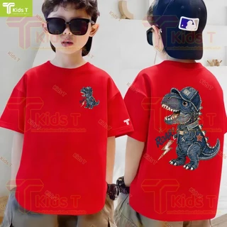 เด็ก เสื้อยืดเด็ก เสื้อเด็กผู้ชาย เด็กผู้หญิง kids เสื้อผ้าเด็ก คอตตอนแท้ ระบายอากาศดี นุ่มใส่สบาย 1ขวบ เสื้อเด็ก #20