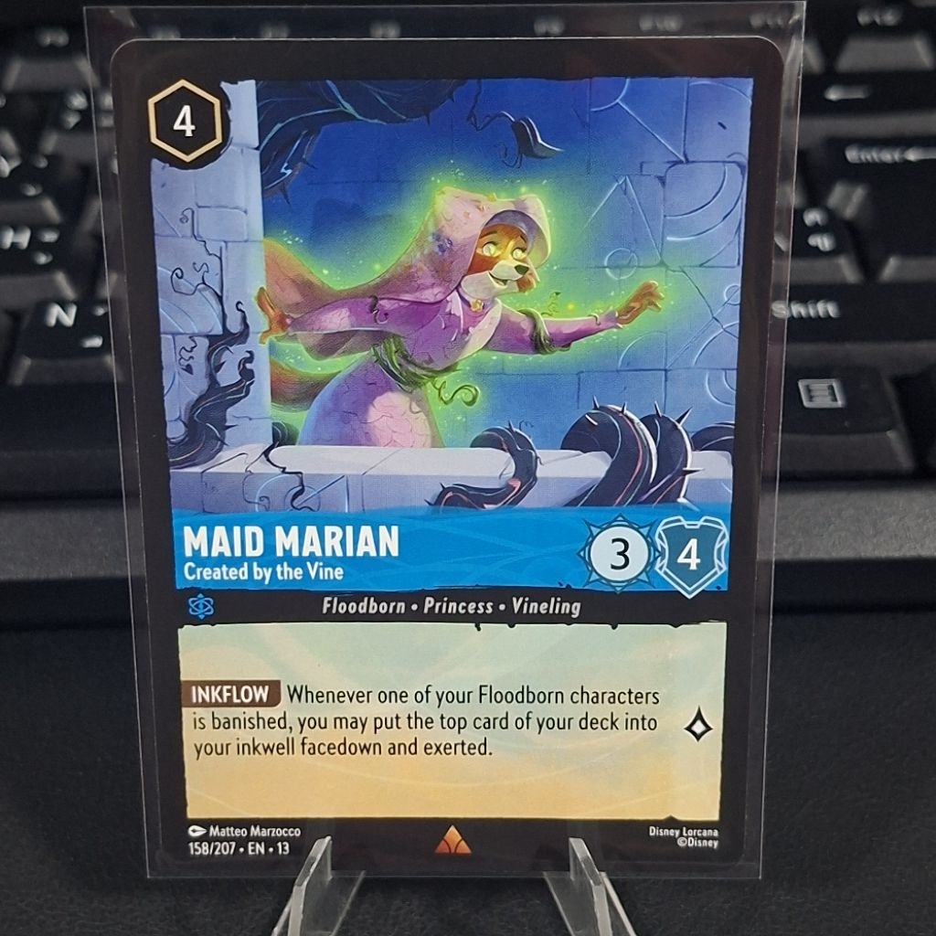 Disney Lorcana Maid Marian - Created by the Vine 158/207 EN Rare