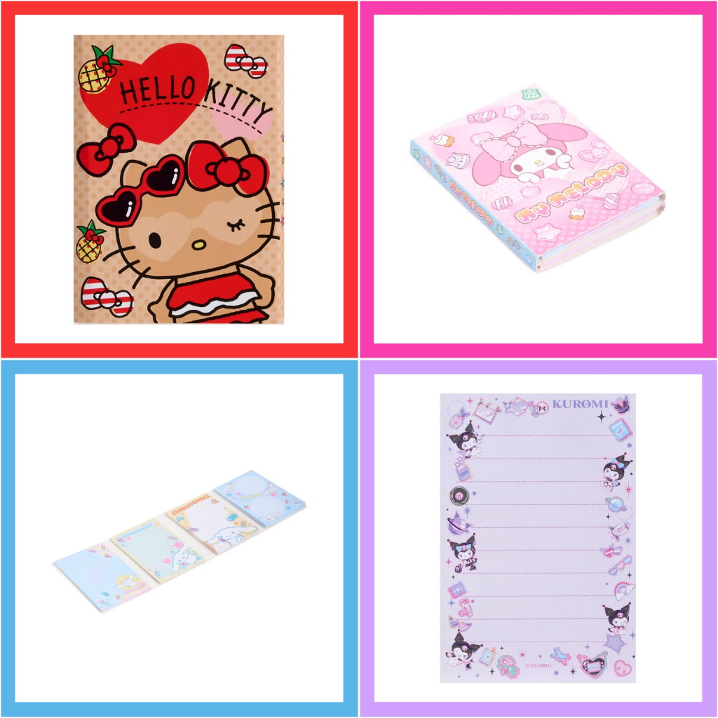 แท้ 100% สมุดฉีก Sanrio Flip Note Luma Set สมุดบันทึก Sanrio สมุด กระดาษ