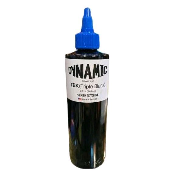 ดำ DYNAMIC TBK ของแท้ 100% สำหรับงานสักลาย ขนาด 8 Oz.