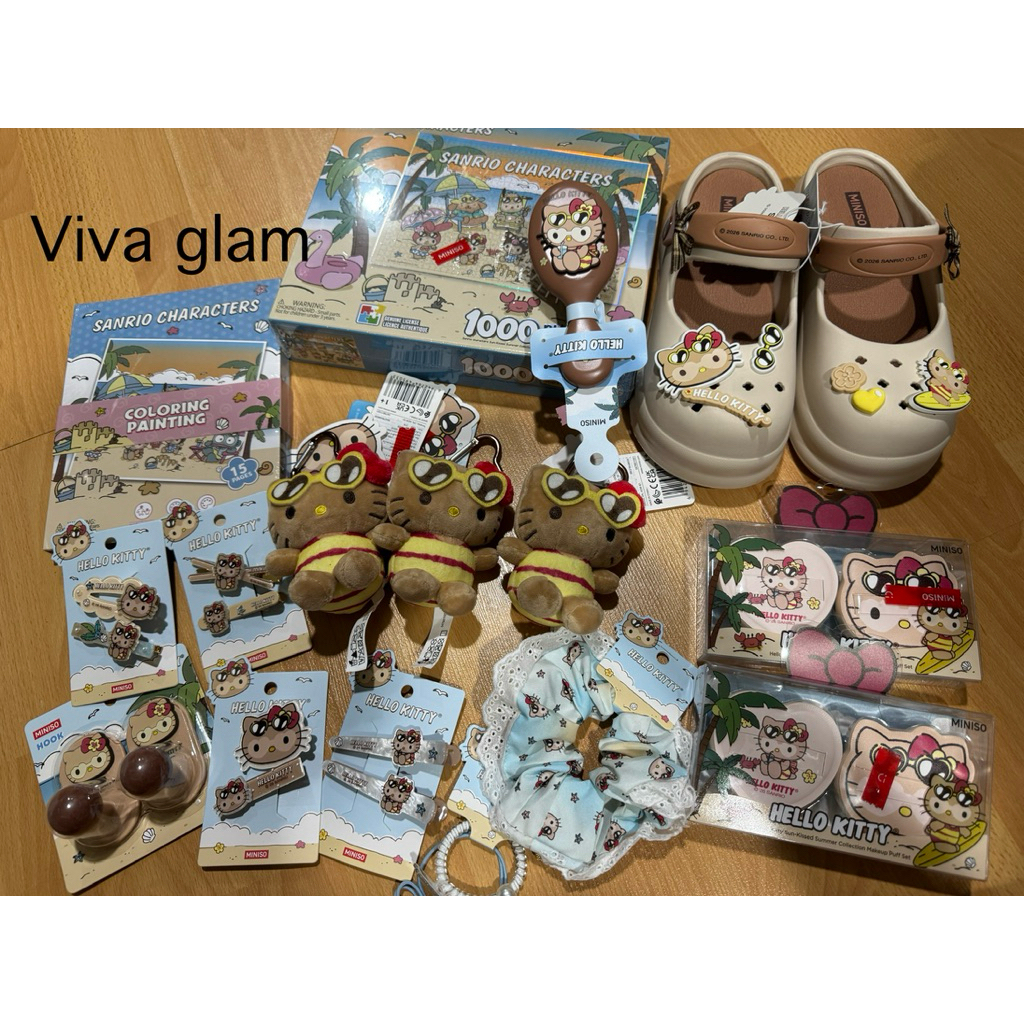 พร้อมส่ง Miniso Hello Kitty ผิวแทน