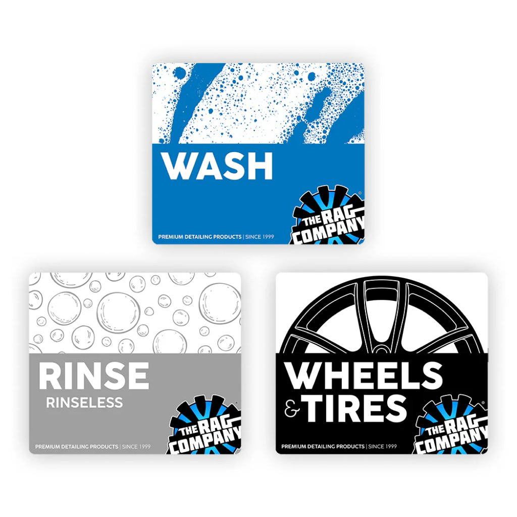ของแท้ The RAG Company BUCKET STICKERS – 3 PACK (ชุดสติ๊กเกอร์ถังล้าง TRC)