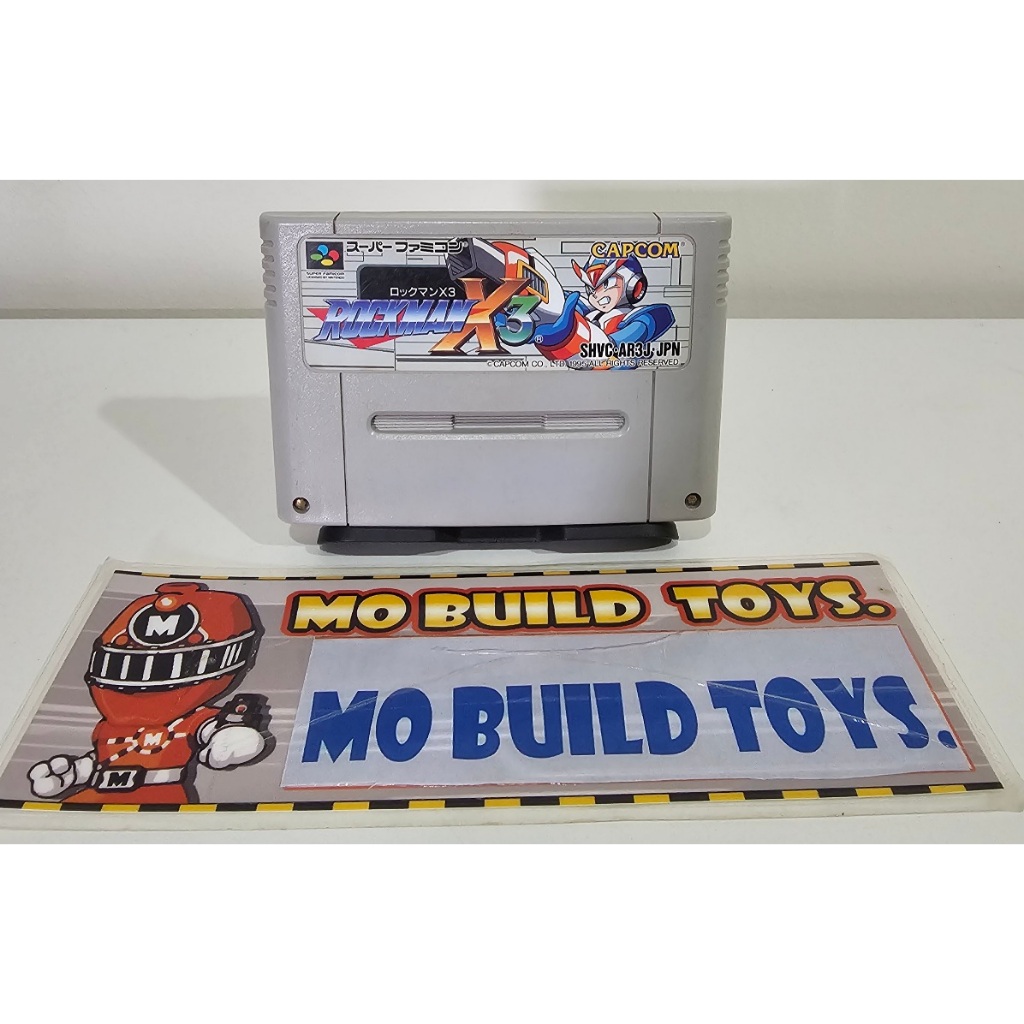 ตลับ Game Super Famicom Rockman X 3 ตลับแท้ Japan Sfc จาก Rockman X