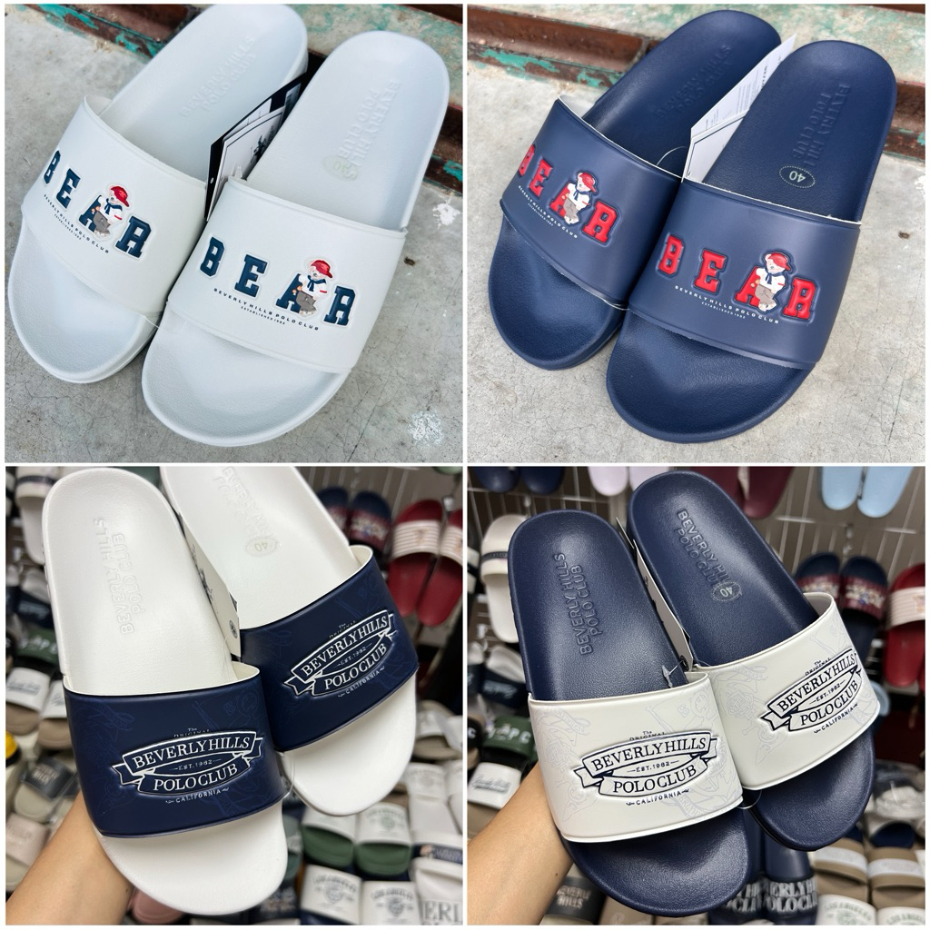 New‼️รองเท้าแตะ Beverly hills polo club รุ่นใหม่สำหรับผู้ชาย #รองเท้าน้องหมีpolo #newcollection