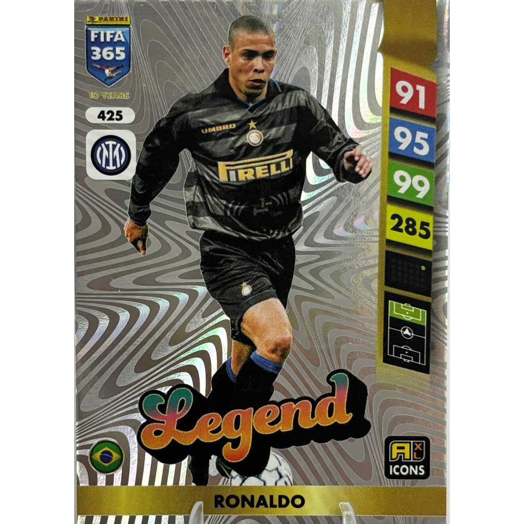 การ์ดฟุตบอล PANINI RONALDO R9 INTER MILAN