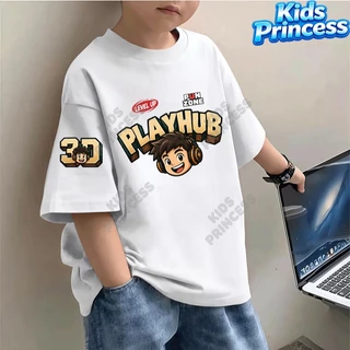 COD (จัดส่งตลอด 24 ชั่วโมง) เสื้อยืดเด็กผู้ชาย ลายกราฟิกเท่ สไตล์วัยรุ่น เสื้อแขนสั้น โอเวอร์ไซซ์ แฟชั่นเด็ก ผ้านิ่ม