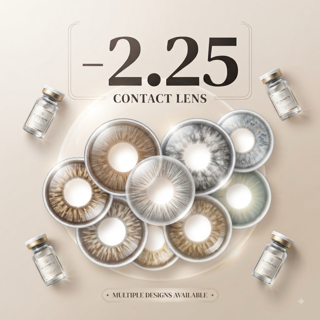 คอนแทคเลนส์ ค่าสาย -2.25 ราย 1 เดือน made in Korea ข้อมูลเลนส์แต่ละรุ่นมีระบุในรูป(สินค้ามี อย.ไทย)