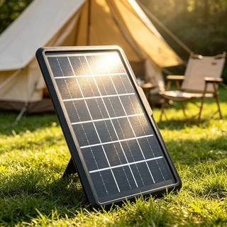 แผงโซล่าเซลล์ Solar แบตเตอรี่สำรอง แผงโซล่า 9 วัตต์สำหรับชาร์จมือถือ หรืออุปกรณ์ไฟฟ้า ใช้พลังงานแสงอาทิตย์