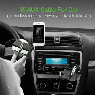สายสัญญาณเสียง Hifi ตัวผู้ เป็น ตัวผู้ 3.5 มม. และ สาย AUX TPE ใช้ได้กับอุปกรณ์ 3.5 มม. อลูมิเนียมอัลลอย สำหรับเครื่องเส