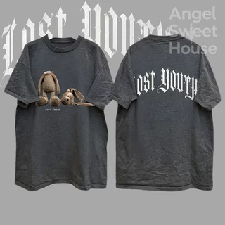 (COD) Angle Official เสื้อยืดผู้หญิงแขนสั้น ลายตุ๊กตากระต่ายน่ารัก ทรงหลวม โอเวอร์ไซซ์ ผ้านุ่ม ใส่สบาย แฟชั่นเกาหลี