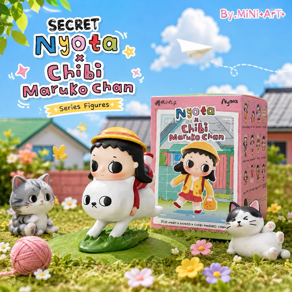 ( Secret พร้อมส่งใน🇹🇭 ) Nyota x Chibi Maruko Chan Series Figures