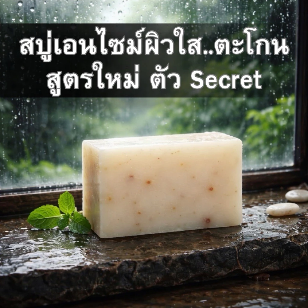 Ampira สบู่ปาเปน ขนาด 50 กรัม ฟอกผิวสว่างตั้งแต่ล้างออก