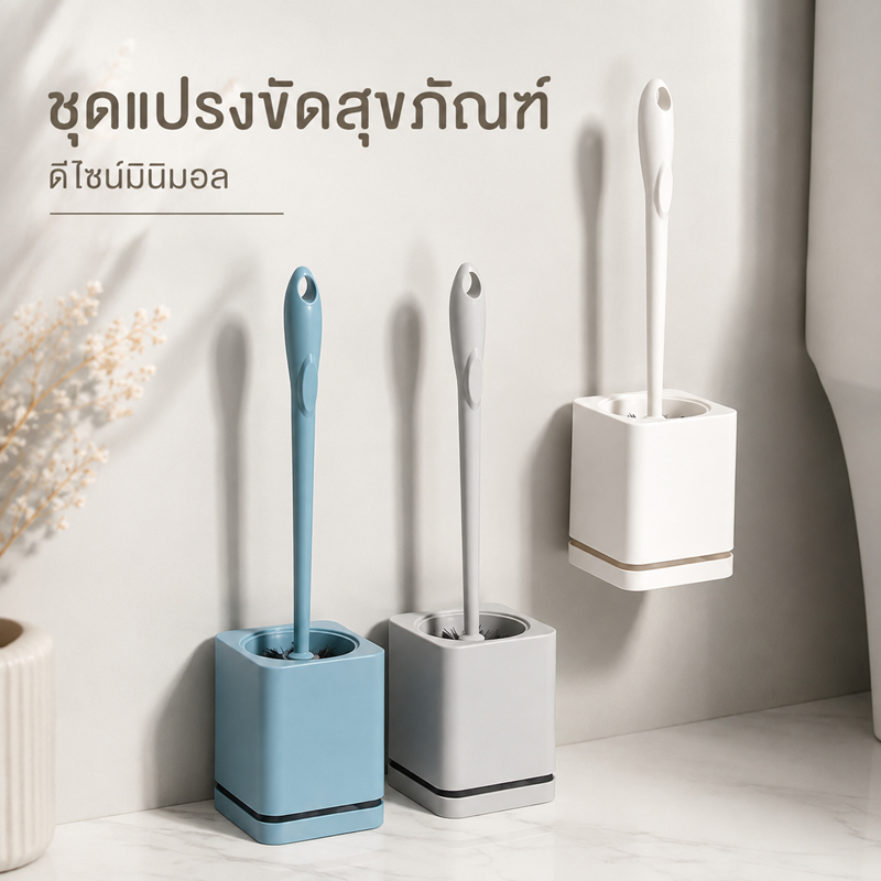 แปรงขัดห้องน้ำ แปรงล้างห้องน้ำ ไม้ทำความสะอาด ที่ถูพื้น ขัดพื้น
