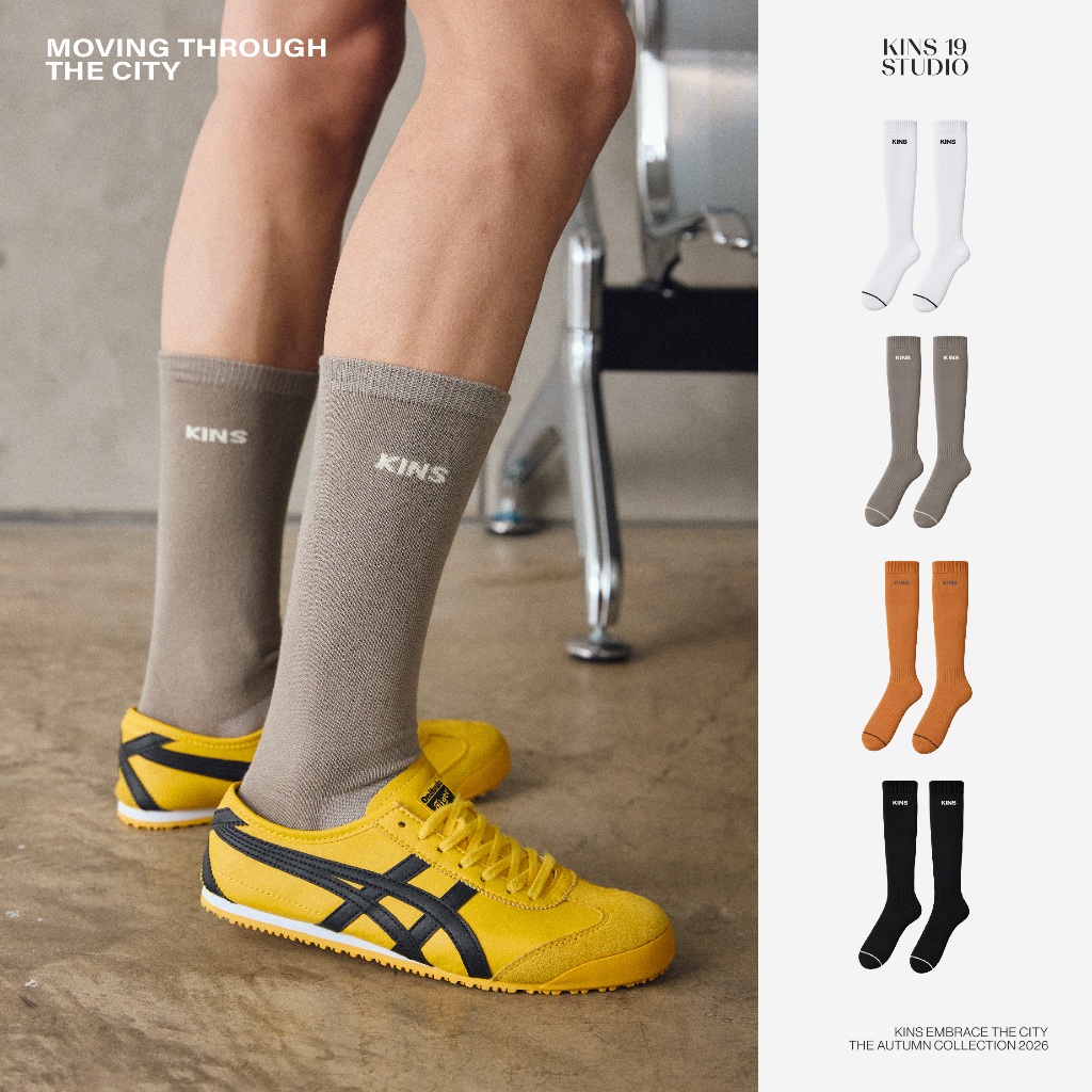 KINS 19 STUDIO |  KINS TERRY SOCKS ถุงเท้าวิ่ง [KSK01]