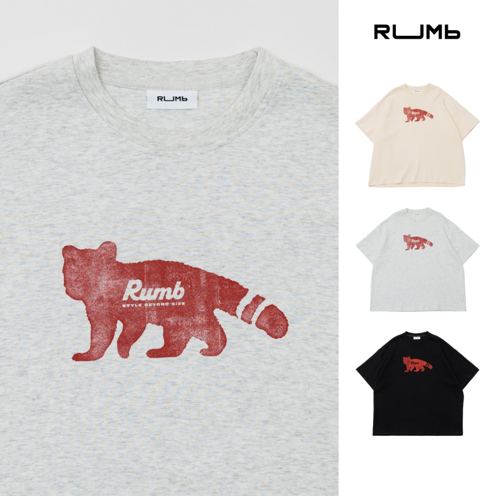 RUMb - เสื้อยืด Oversize รุ่น RED PANDA TEE - Col. REBORN