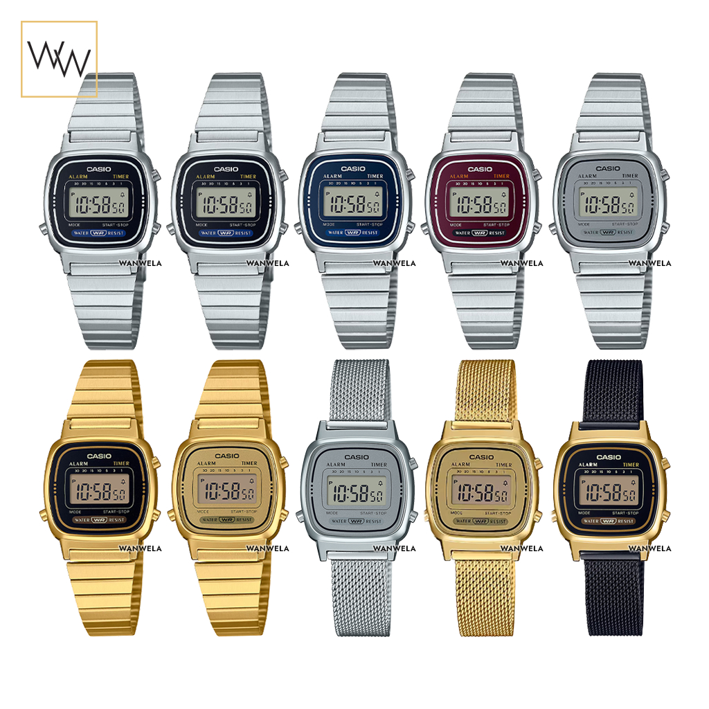 ของแท้ นาฬิกาข้อมือ Casio รุ่น LA670 (LA670WD / LA670WA / LA670WGA)