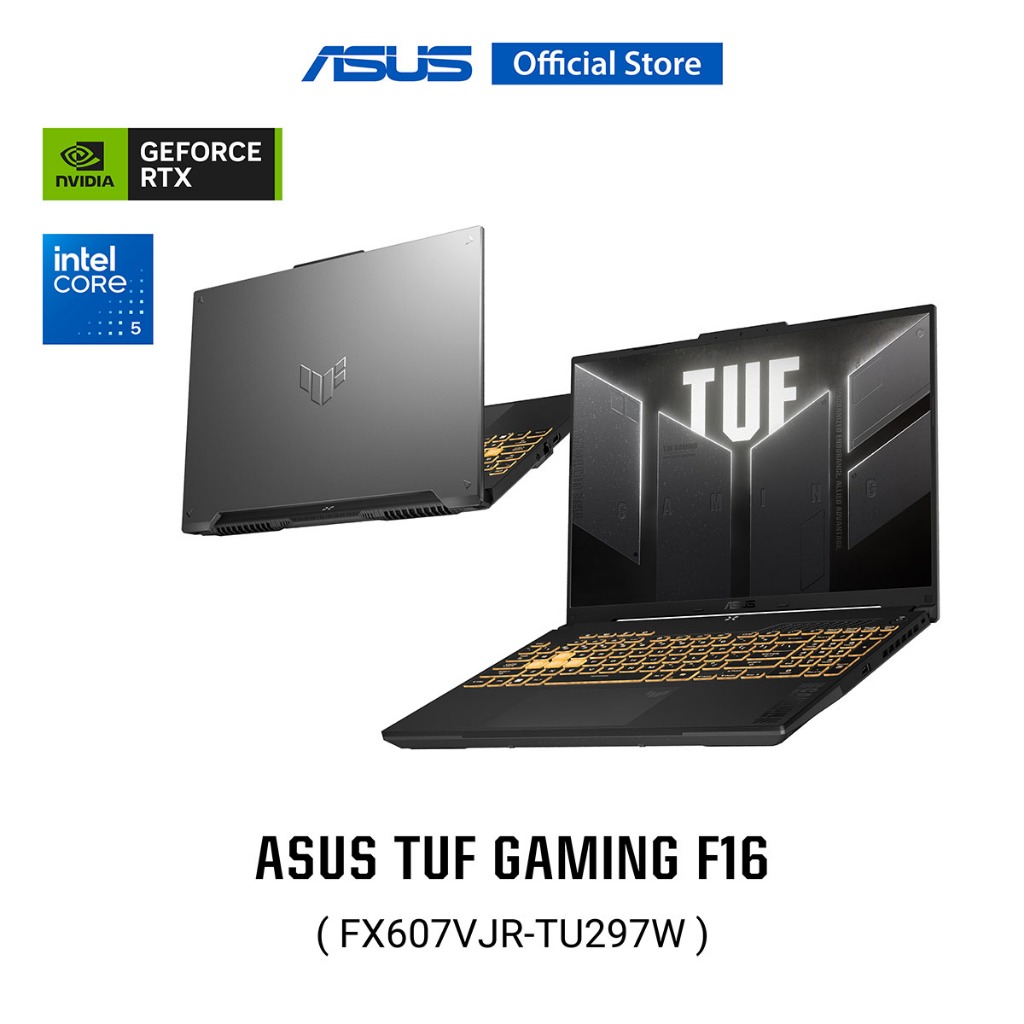 ASUS TUF Gaming F16 (FX607VJR-TU297W) 16" FHD+ 16:10, C5-205H 2.2G, 8GB, 512GB SSD, RTX3050, W11