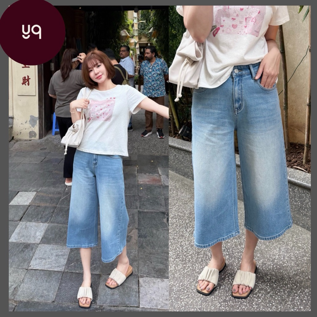 A738 Donna Jeans กก.ยีนส์ 7 ส่วนยืด360 องศา ป้ายYQ