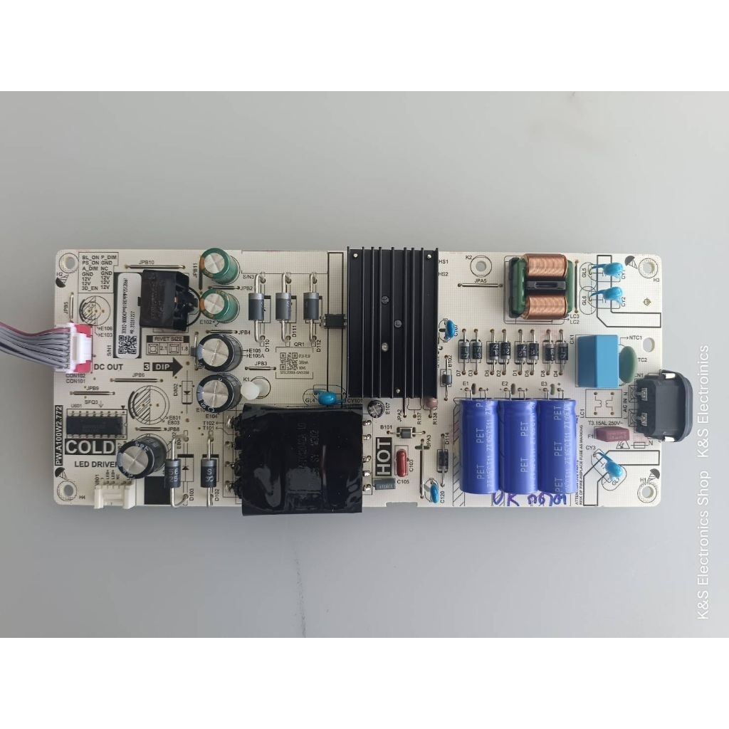 Power Supply TCL รุ่น 55V6C , 55P655 , 55P6K , 55V6B พาร์ท  PW.A100W2.772 อะไหล่แท้ /ของถอดมือสอง รั