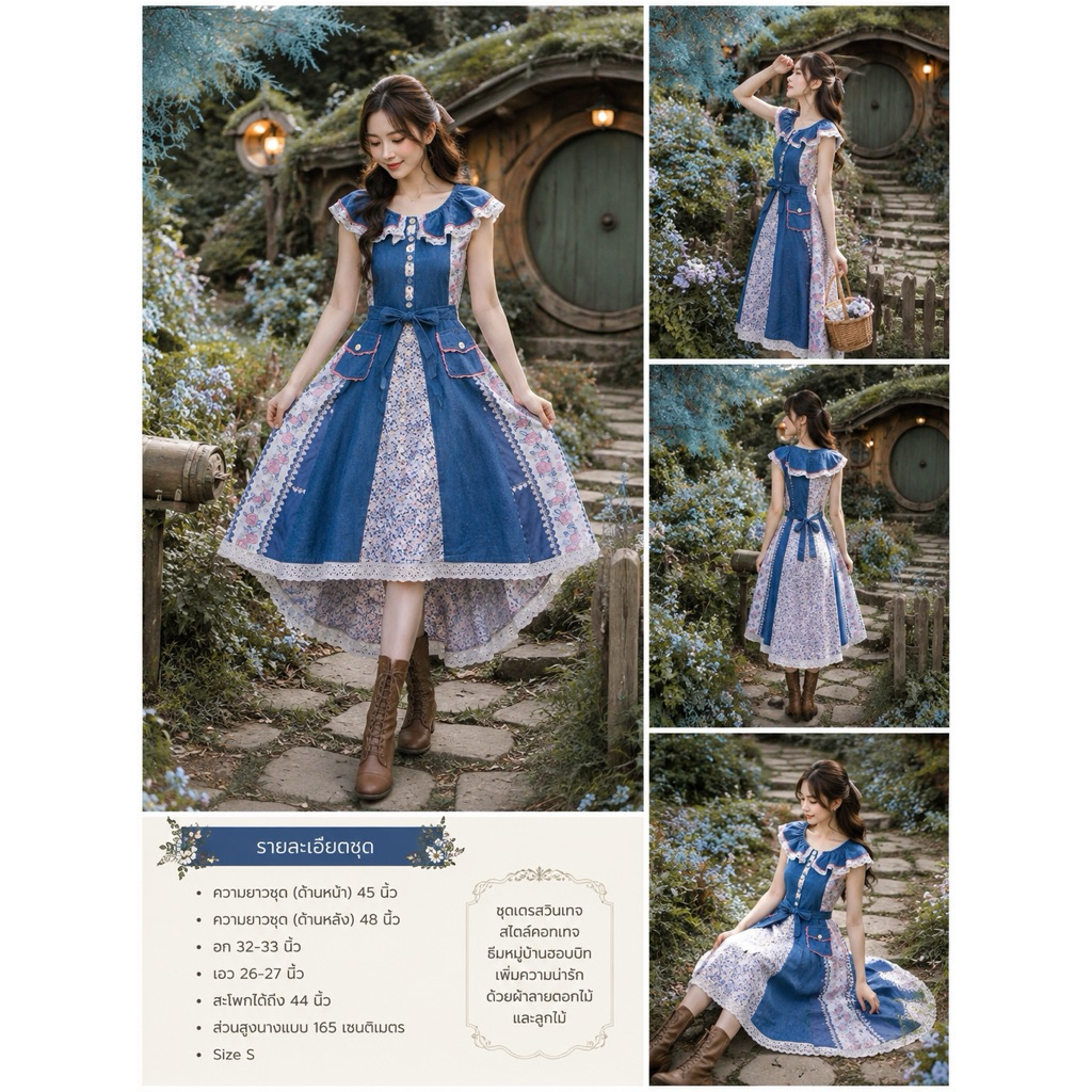 Vintage Jeans Dress 💐