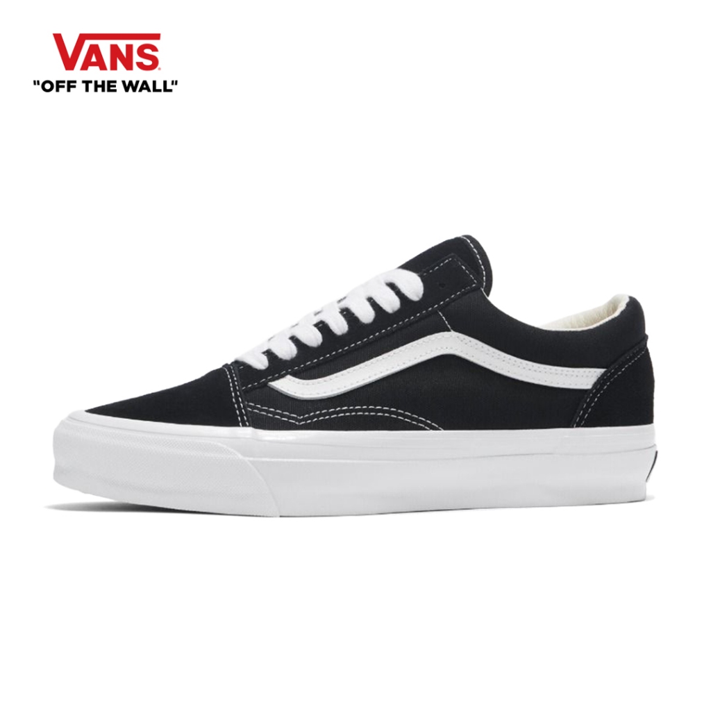 VANS PREMIUM OLD SKOOL - BLACK/WHITE รองเท้า ผ้าใบ VANS ชาย หญิง
