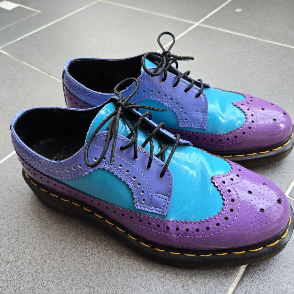 รองเท้า Dr. Martens 3989 ทรง Wingtip หนังแก้ว มือสอง