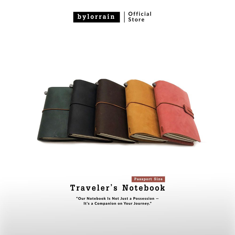 Traveler’s Notebook Passport Size : สมุดโน้ตจดบันทึกการเดินทาง