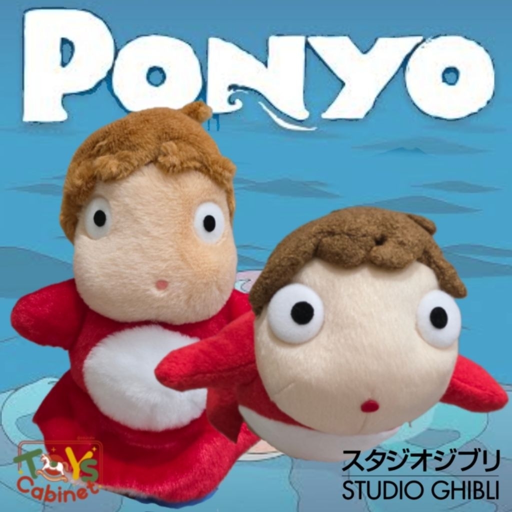 🇯🇵 พร้อมส่ง นำเข้าจากญี่ปุ่น 🇯🇵 ตุ๊กตา โปเนียว ธิดาสมุทรผจญภัย Ponyo จาก Studio Ghibli ลิขสิทธิ์แท้ 