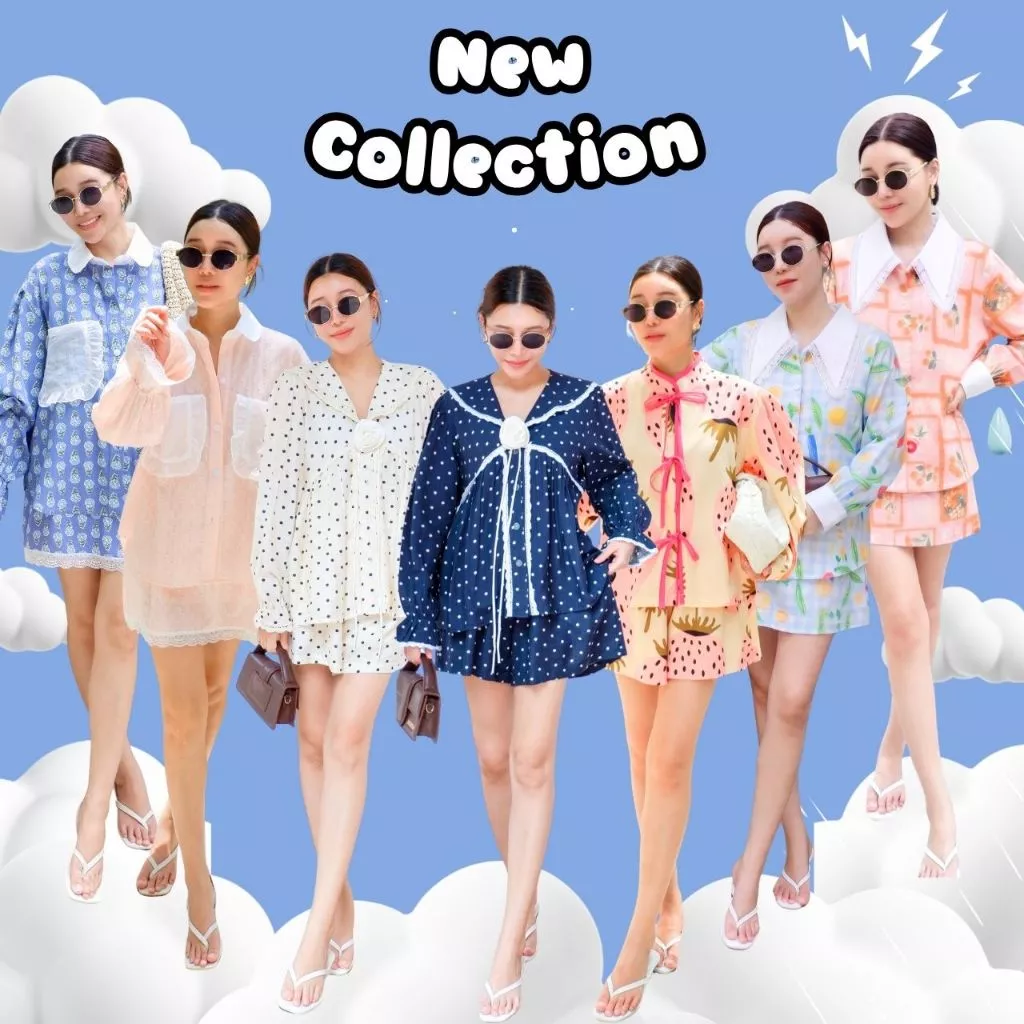 [พร้อมส่ง] DAISYเซตเสื้อเชิ้ตแขนยาวกับกางเกงเอวยืดกางเกงมีซับใน และกระโปรงซับในกางเกง CARDIGAN_NISTA