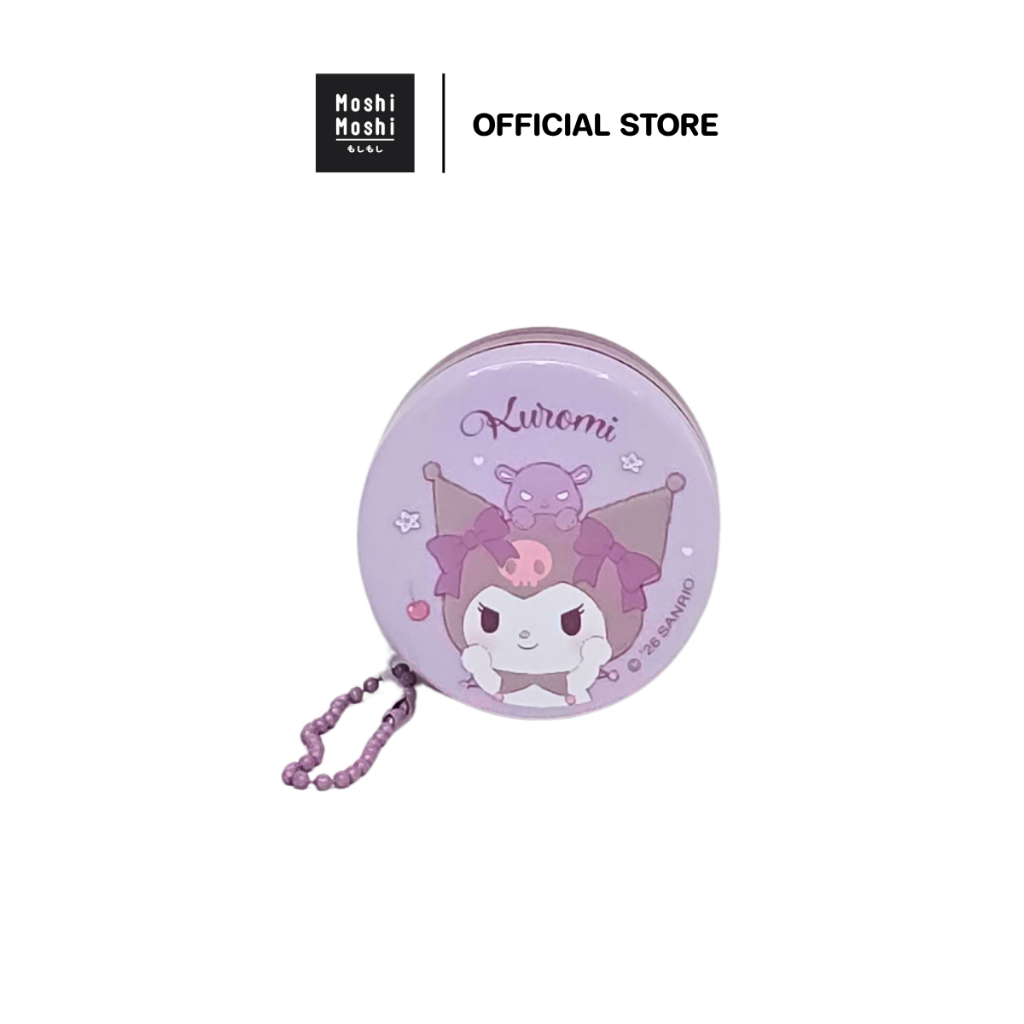 Moshi Moshi ตลับแป้งฝุ่นพร้อมพัฟ ลาย Kuromi ลิขสิทธิ์แท้จากค่าย Sanrio รุ่น 6100008082