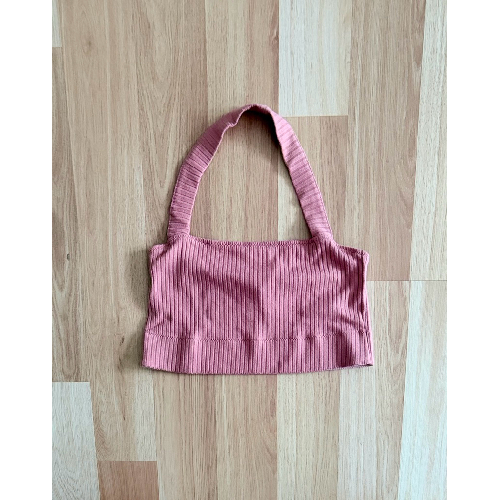 etam crop top ชมพูกะปิ M