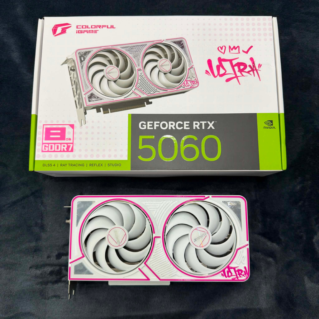 COLORFUL IGAME GEFORCE RTX 5060 ULTRA W DUO OC - 8GB GDDR7 VGA การ์ดแสดงผล กราฟิกการ์ด การ์ดจอ มือสอ
