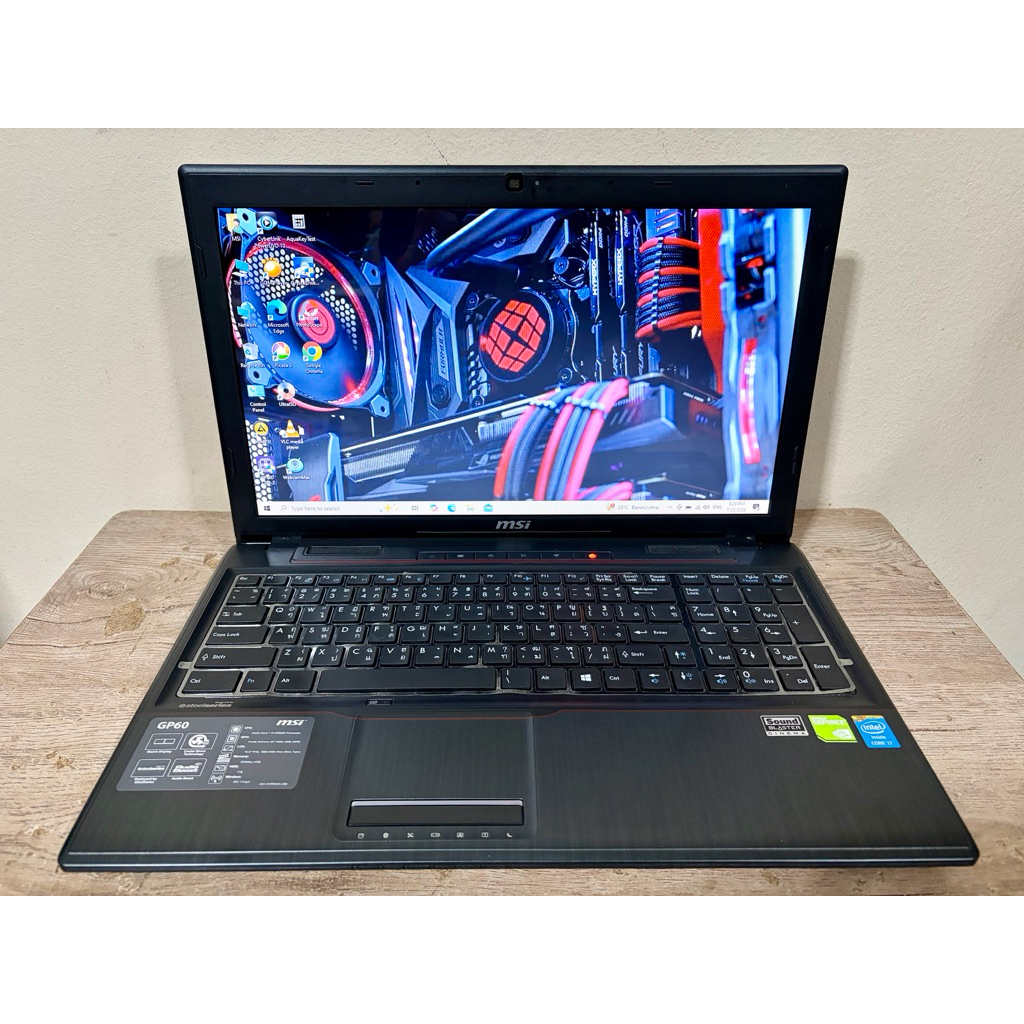 ขาย โน๊ตบุ๊ค MSI GP60 intel Core i7-4700MQ CPU 2.40 GHz RAM 8 GB SSD 120 GB