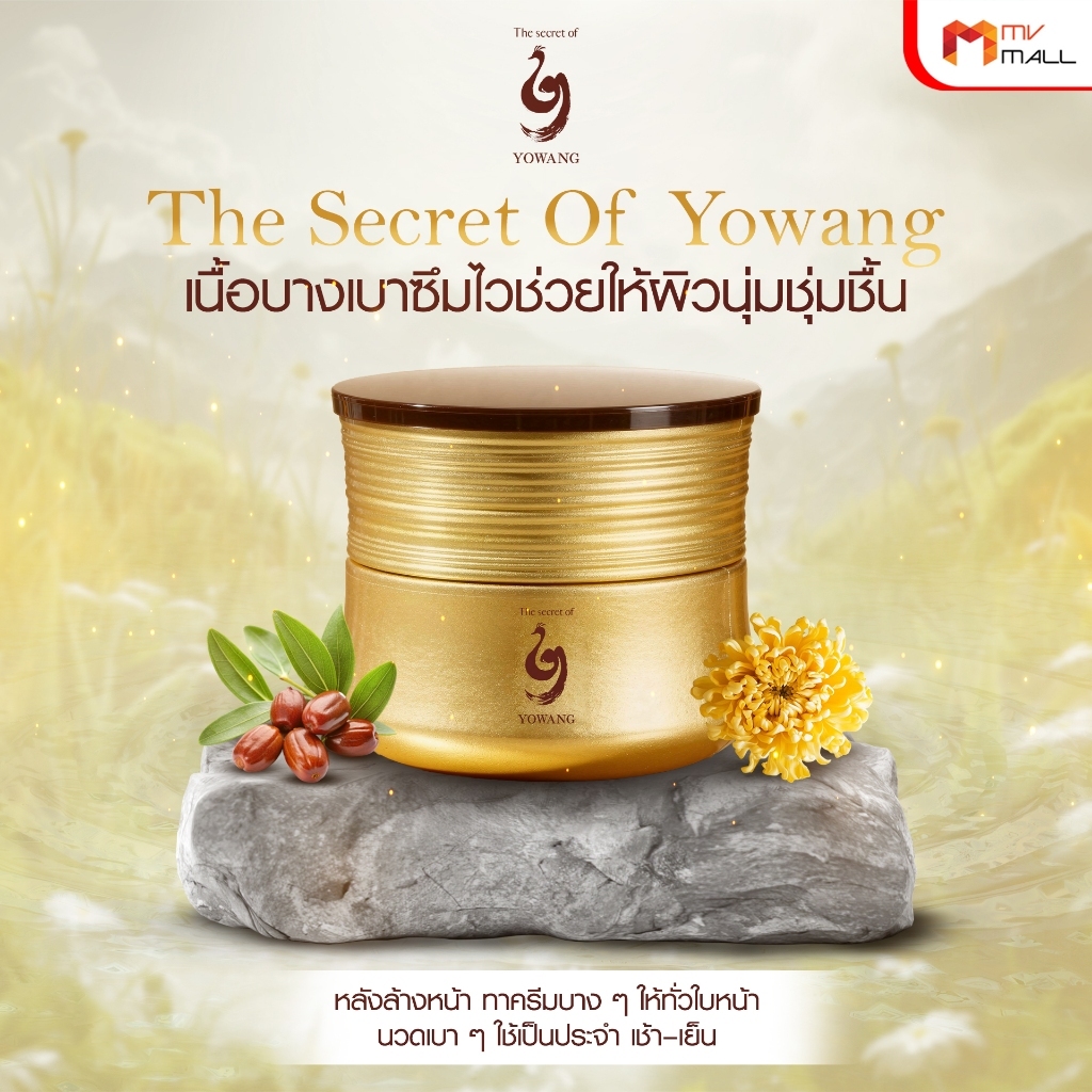 [พร้อมส่ง] Yowang โยวัง ครีมบำรุงผิวสูตรเข้มข้น ผิวนุ่มชุ่มชื้น ดูกระชับ 30ml. 1 กระปุก + ของแถม — صورة 5