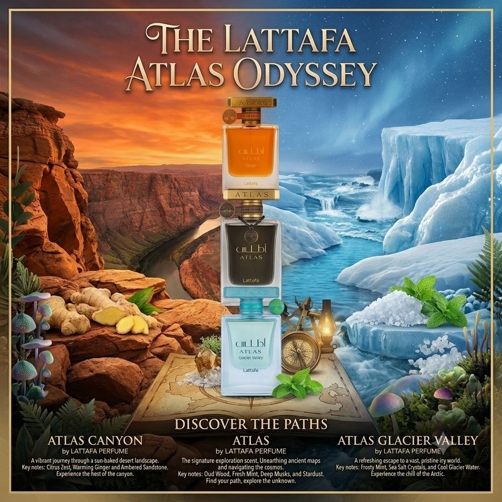 The lattafa Atlas odessey parfum collection by lattafa perfume